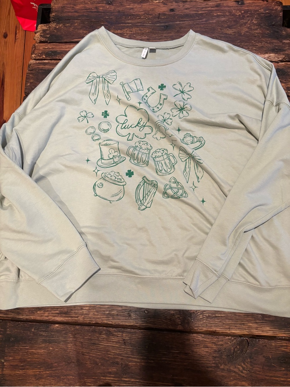 Cato Green Lucky Sweatshirt